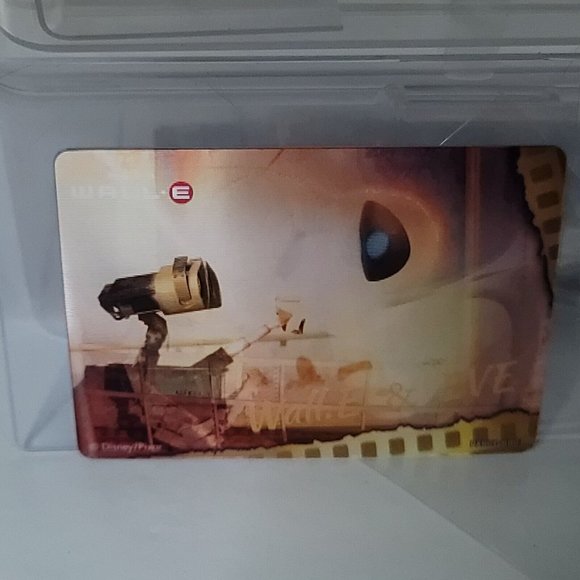 Wall E and Eve 3D Lenticular Disney Pixar 37th Anniversary Oscars Trading Card - Picture 7 of 7